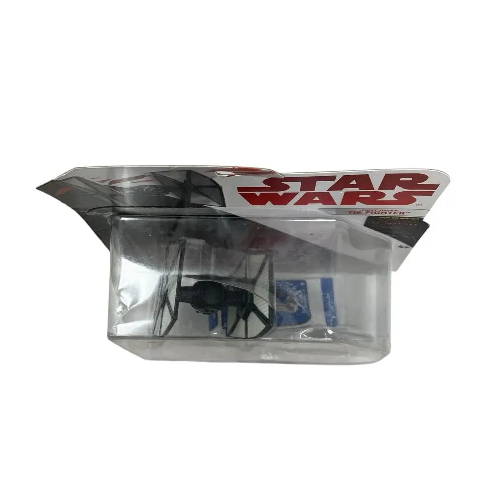 Hot Wheels Star Wars First Order TIE Fighter DieCast Starship Retro Flight Stand